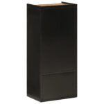 Armoire de salle de bain 40x27x90 cm fer et bois de manguier – Image 4