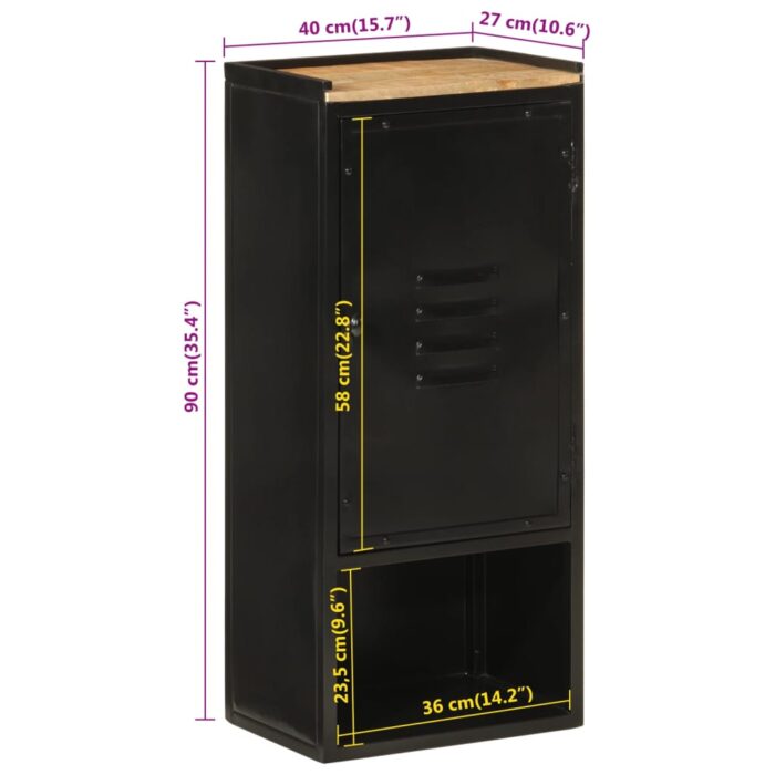 VXL8721012085541_g_en_hd_9.jpg Armoire de salle de bain 40x27x90 cm fer et bois de manguier – Image 9