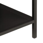 Porte-manteau 90x35x180 cm bois de manguier et fer – Image 6
