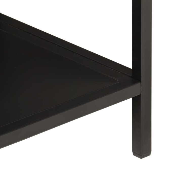 Porte-manteau 90x35x180 cm bois de manguier et fer – Image 6