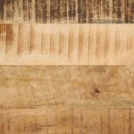 Armoire lavabo de salle de bain bois massif de manguier et fer – Image 9