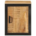 Armoire de salle de bain 40x30x50cm bois massif manguier et fer – Image 2