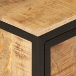 Armoire de salle de bain 40x30x50cm bois massif manguier et fer – Image 5
