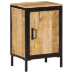 Armoire de salle de bain 40x30x60cm bois massif manguier et fer – Image 11