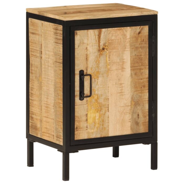 Armoire de salle de bain 40x30x60cm bois massif manguier et fer – Image 11