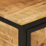 Armoire de salle de bain 40x30x60cm bois massif manguier et fer – Image 5