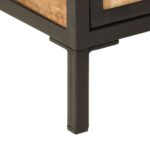 Armoire de salle de bain 40x30x60cm bois massif manguier et fer – Image 7
