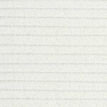 Panier de rangement beige et blanc Ø51x33 cm coton – Image 6