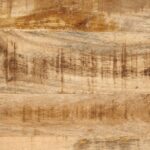 Table d'appoint 40x30x40 cm bois massif de manguier brut – Image 7