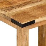 Tables d'appoint gigognes 3 pcs bois de manguier massif brut – Image 7