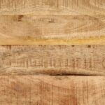 Table de chevet 40x30x52,5 cm bois de manguier massif brut – Image 9