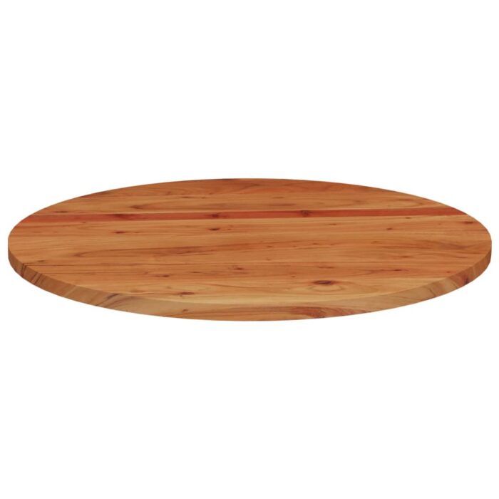 Dessus de table Ø80x2,5 cm rond bois massif d'acacia – Image 3