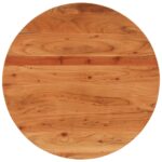 Dessus de table Ø90x2,5 cm rond bois massif d'acacia