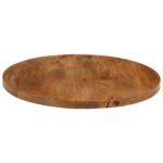 Dessus de table Ø 50x3,8 cm rond bois de manguier massif – Image 3