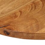 Dessus de table Ø 50x3,8 cm rond bois de manguier massif – Image 5