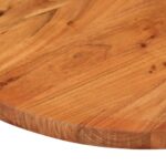 Dessus de table 100x50x2,5 cm ovale bois massif d'acacia – Image 5