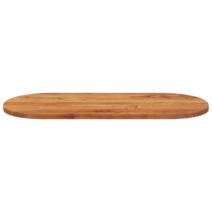 Dessus de table 110x50x2,5 cm ovale bois massif d'acacia – Image 3