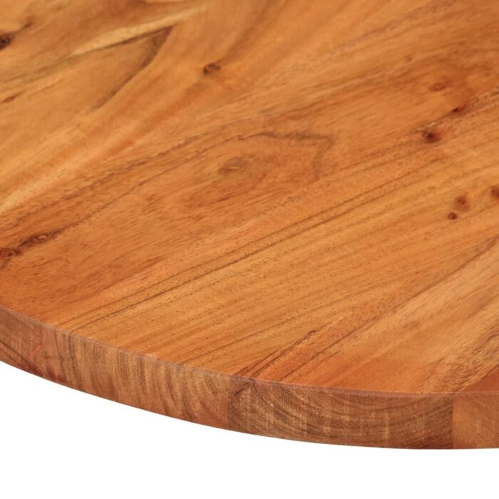 Dessus de table 110x50x2,5 cm ovale bois massif d'acacia – Image 5