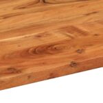 Dessus de table 120x50x2,5 cm ovale bois massif d'acacia – Image 5