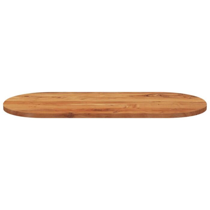 Dessus de table 90x40x3,8 cm ovale bois massif d'acacia – Image 2