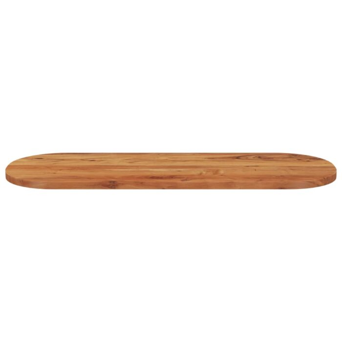 Dessus de table 110x40x3,8 cm ovale bois massif d'acacia – Image 3