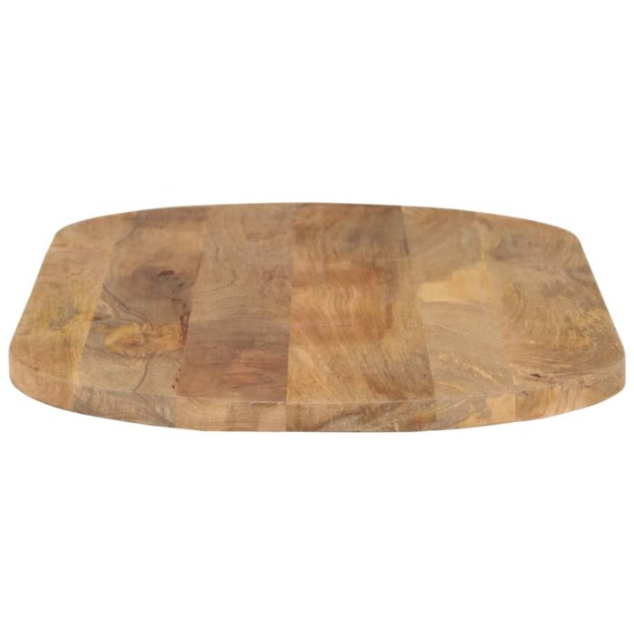 Dessus de table 140x50x2,5 cm ovale bois massif de manguier – Image 3