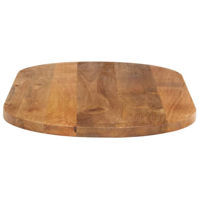 Dessus de table 90x40x2,5 cm ovale bois massif de manguier – Image 3