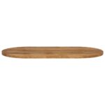 Dessus de table 100x40x2,5 cm ovale bois massif de manguier – Image 2