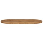 Dessus de table 110x40x2,5 cm ovale bois massif de manguier – Image 2