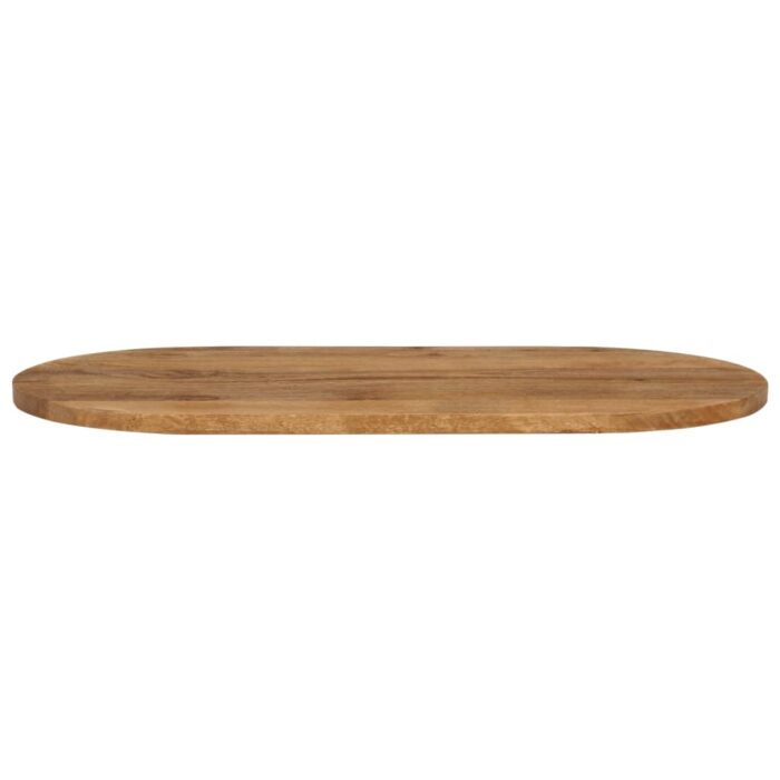 Dessus de table 90x40x3,8 cm ovale bois massif de manguier – Image 2