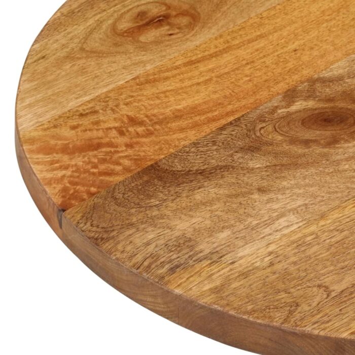 Dessus de table 90x40x3,8 cm ovale bois massif de manguier – Image 5
