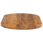 Dessus de table 110x50x3,8 cm ovale bois massif de manguier – Image 3
