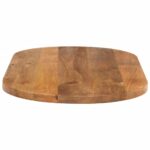 Dessus de table 120x50x3,8 cm ovale bois massif de manguier – Image 3