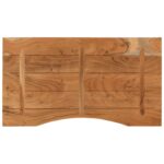 Dessus de bureau 100x50x2,5 cm rectangulaire bois massif acacia – Image 3