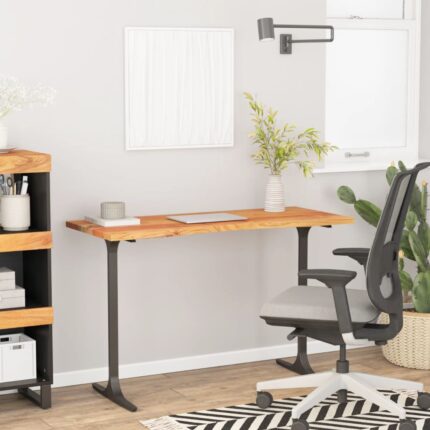 Dessus de bureau 120x50x2,5 cm rectangulaire bois massif acacia
