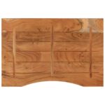 Dessus de bureau 90x60x2,5cm rectangulaire bois massif d'acacia – Image 3