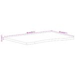 Dessus de bureau avec courbe 90x50x2,5 cm manguier massif brut – Image 7