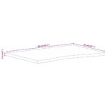 Dessus de bureau avec courbe 90x50x2,5 cm manguier massif brut – Image 7