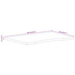 Dessus de bureau avec courbe 110x50x2,5 cm manguier massif brut – Image 7