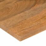 Dessus de bureau avec courbe 80x50x2,5 cm manguier massif brut – Image 5