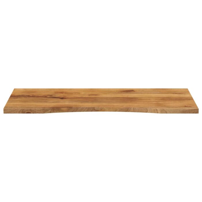 Dessus de bureau avec courbe 120x50x2,5 cm manguier massif brut – Image 2