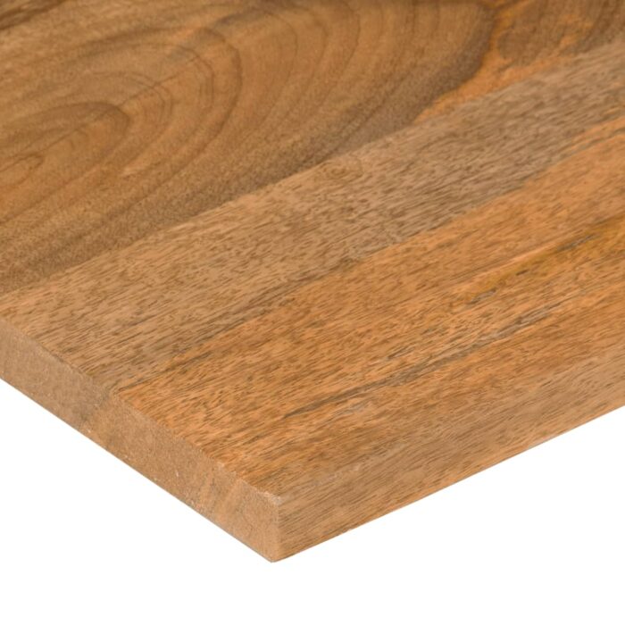Dessus de bureau avec courbe 120x50x2,5 cm manguier massif brut – Image 5