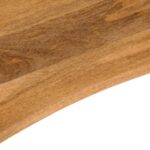 Dessus de bureau avec courbe 120x50x2,5 cm manguier massif brut – Image 6