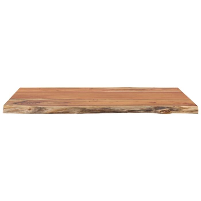 Dessus de table 80x60x2,5 cm rectangulaire bois massif acacia – Image 3