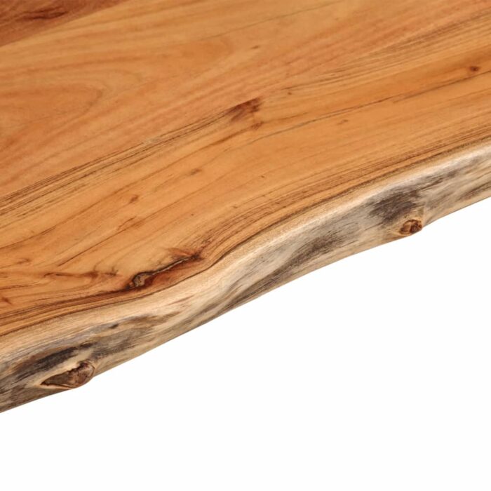 Dessus de table 80x60x2,5 cm rectangulaire bois massif acacia – Image 6