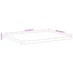Dessus de table 80x60x2,5 cm rectangulaire bois massif acacia – Image 7