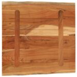 Dessus de table 40x40x3,8 cm carré bois massif d'acacia – Image 4