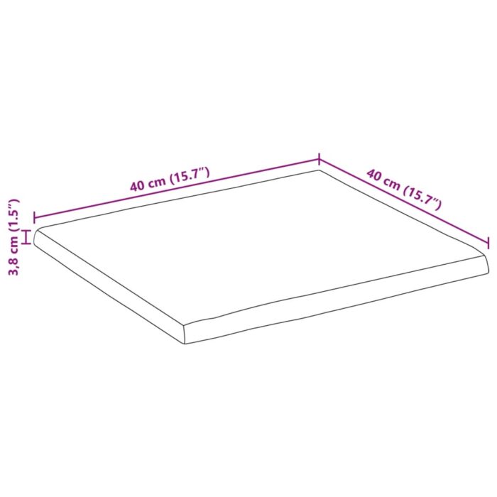 VXL8721012093577_g_en_hd_8.jpg Dessus de table 40x40x3,8 cm carré bois massif d'acacia – Image 8