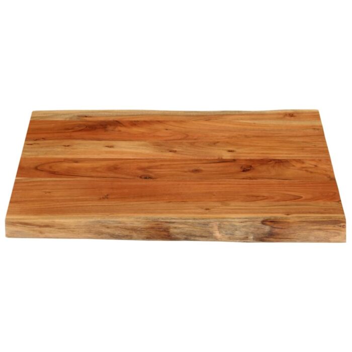 Dessus de table 60x60x3,8 cm carré bois massif d'acacia – Image 2