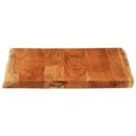Dessus de table 60x60x3,8 cm carré bois massif d'acacia – Image 3